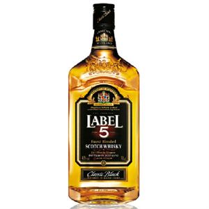 Label 5 scotch 70cl