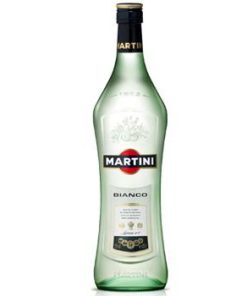 Martini Bianco Fles 1 Liter – Italiaanse vermout met vanille, kruiden en witte bloemen