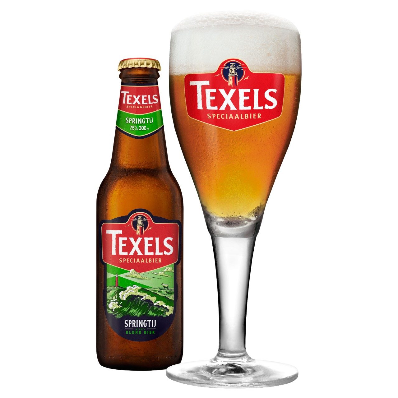 Texels Springtij Bier Flesjes 30cl Krat 24 Stuks – fris, fruitig lentebier van Texel