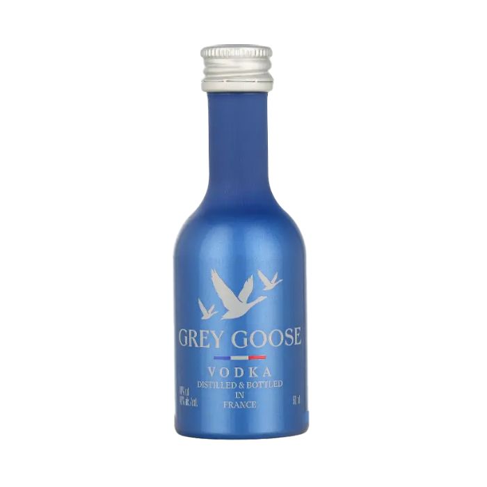 Grey Goose Vodka 5cl miniatuur flesjes – doos 12 stuks