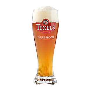 Texels Skuumkoppe Glas 30cl Doos 6 Stuks – originele Texels bierglazen met logo