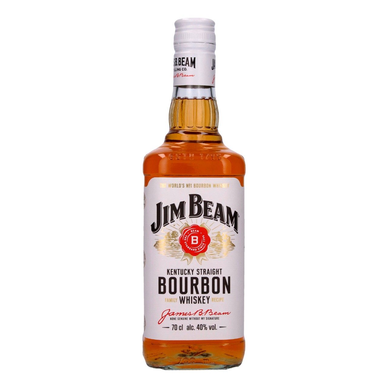 Jim Beam Bourbon Whisky 70cl – goedkoopdrankslijterij.nl