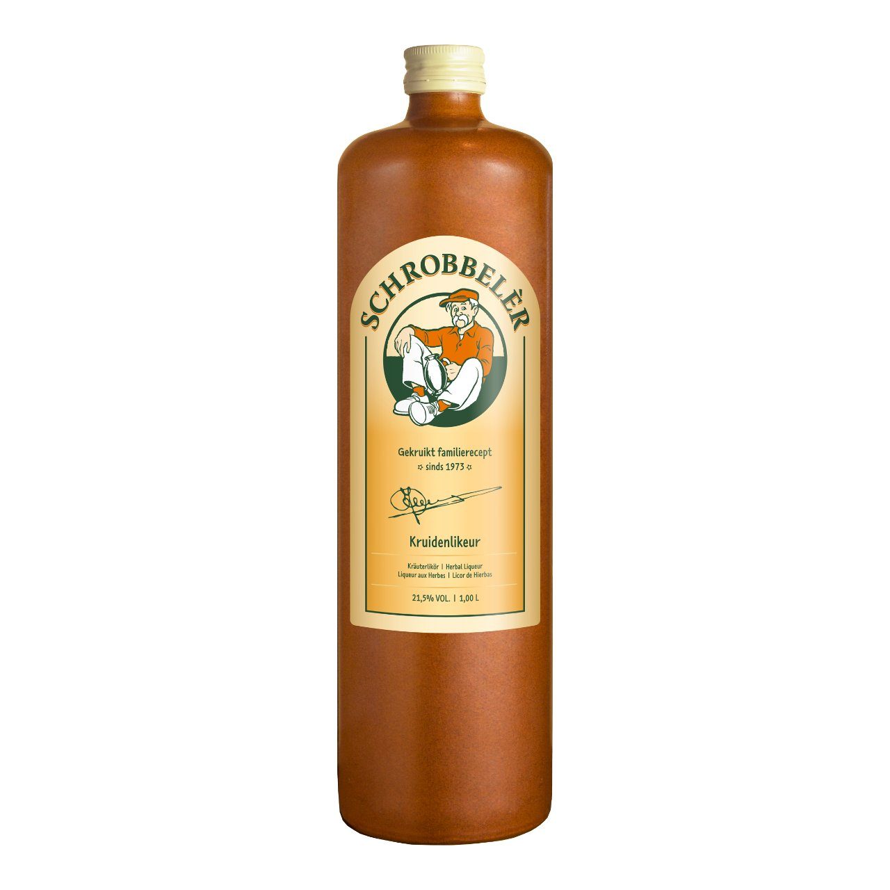 Schrobbeler Kruidenbitter 35cl zachte kruidenlikeur