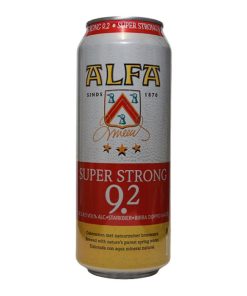 Alfa Super Strong 9.2 Bier Blikjes 50cl Tray 12 Stuks – sterk blond bier