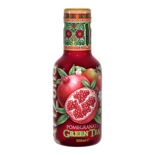 Arizona-Green-tea-pomegranate-50cl-tray