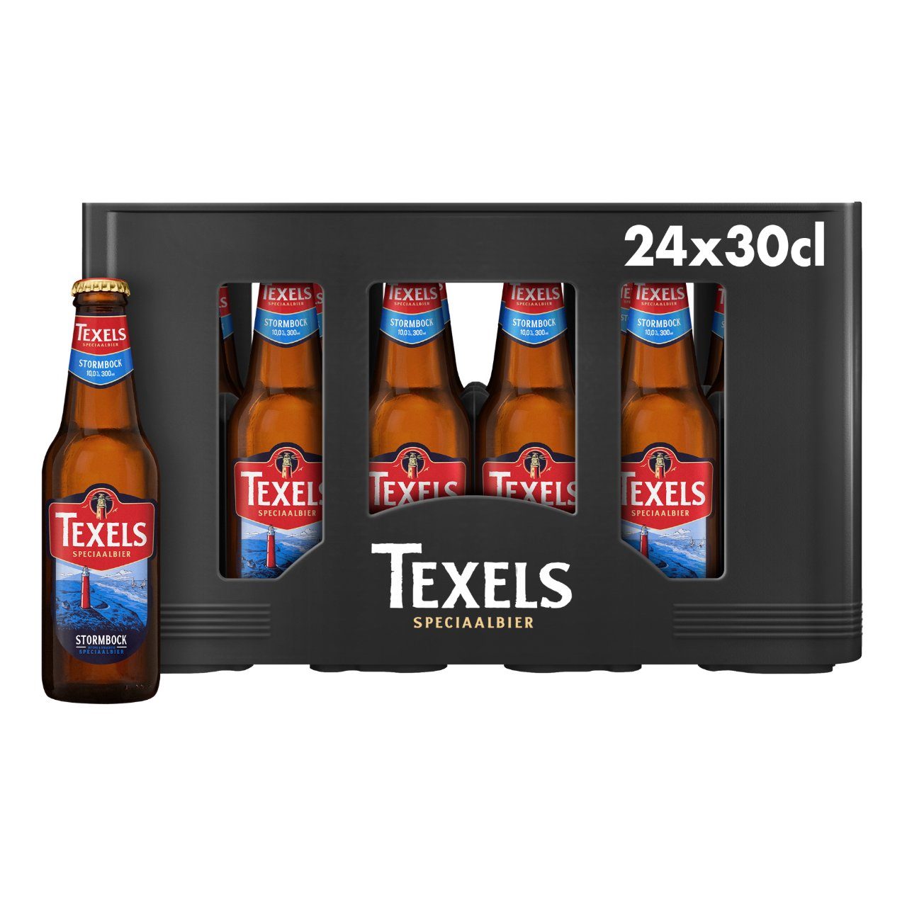 Texels Stormbock Bier Flesjes 30cl Krat