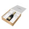 Canard-Duchene-Champagne-Brut-Cuvee-Leonie-kist-met-2-Glazen