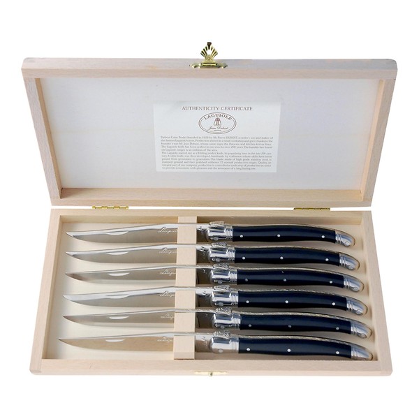 Laguiole-Style-De-Vie-Steakmes-Zwart-in-kistje