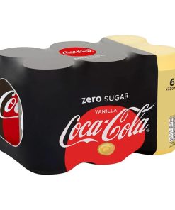 Coca-Cola-Vanilla-Zero-Blikjes-33cl-tray