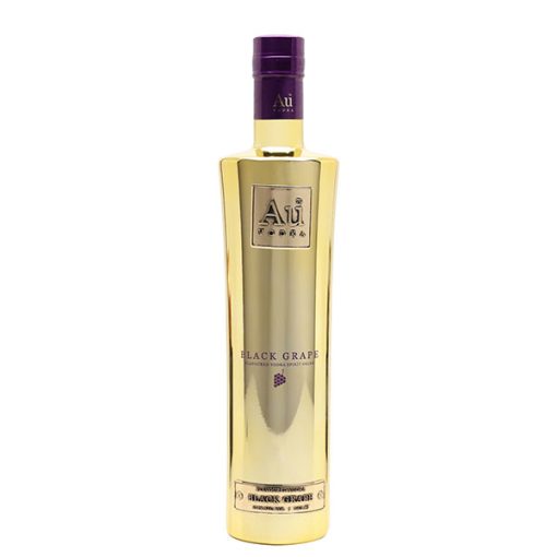Au Black Grape Vodka 70cl – Paarse vodka met zwarte druif in gouden fles