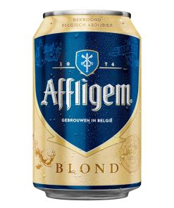 Affligem Blond Bier Blikjes 33cl Tray 24 Stuks – Belgisch abdijbier