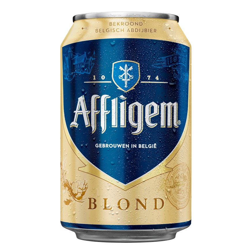 Affligem Blond Bier Blikjes 33cl Tray 24 Stuks – Belgisch abdijbier