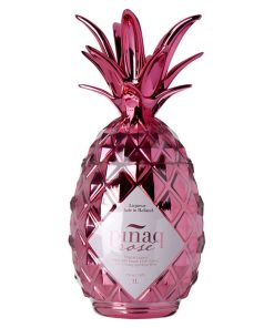 Piñaq Rosé Likeur 1 Liter – Roségouden ananasfles met fruitige rosélikeur