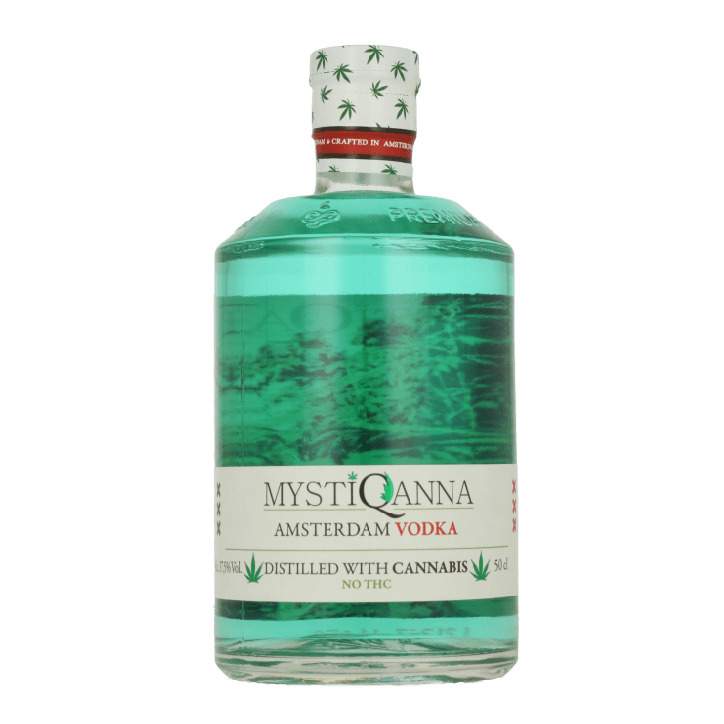 Mystiqanna Amsterdam Cannabis Vodka 50cl – Wodka met cannabisaroma