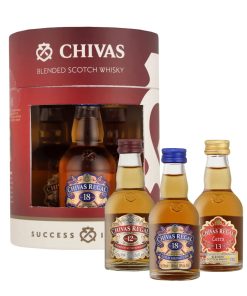 Chivas Regal Miniature Giftset 3x15cl – luxe whisky geschenkset