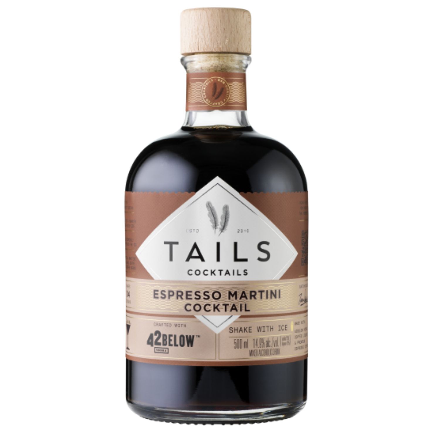 Tails Cocktails Espresso Martini 50cl – Kant-en-klare koffiecocktail