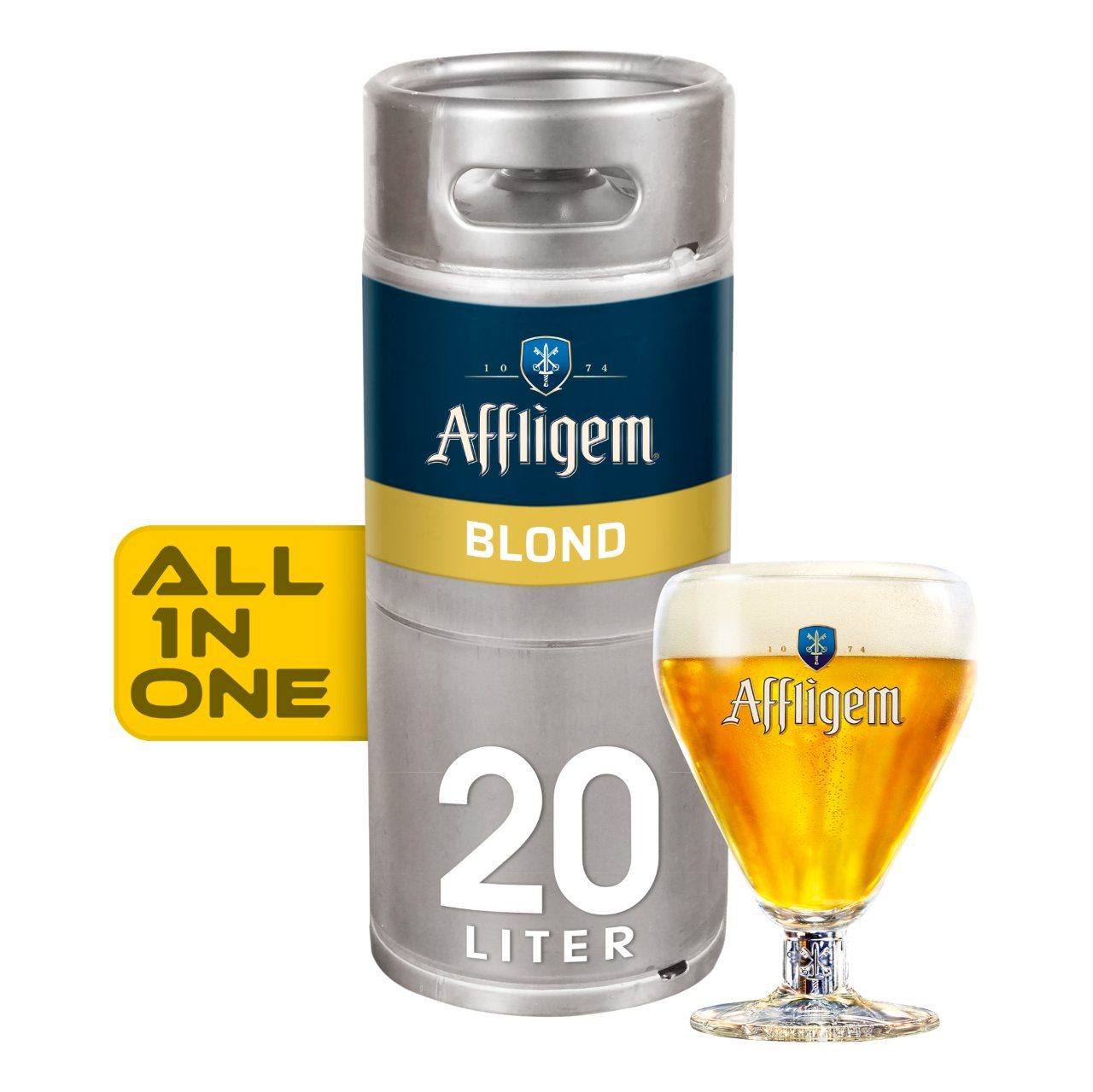 Affligem Blond Biervat 20L All-in-One – Belgisch abdijbier