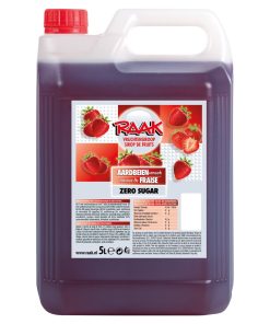 raak-aardbei-zero-limonadesiroop-5-liter