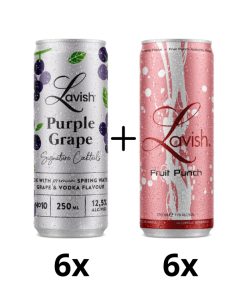 lavish-mixpack-fruit-punch-purple-grape-premix-blikjes