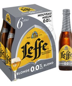 Leffe Blond 0.0 Alcoholvrij Krat 24 Flesjes 33cl