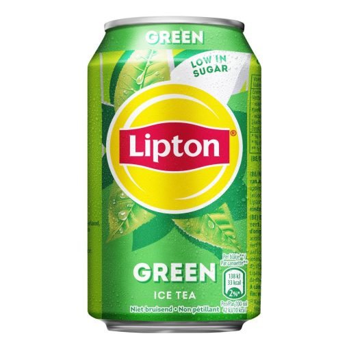 Lipton Ice Tea Green Blikjes 33cl Tray 24 Stuks