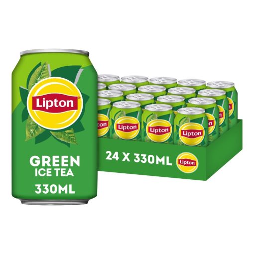 Lipton Ice Tea Green Blikjes 33cl Tray 24 Stuks - Afbeelding 2