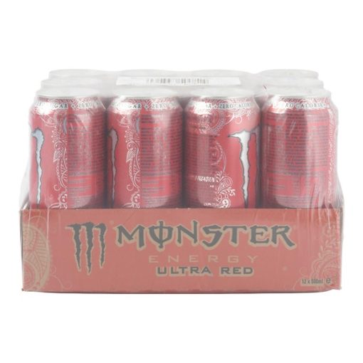 Monster Watermelon Energy Drink 50cl Blikjes Tray 12 Stuks - Afbeelding 2