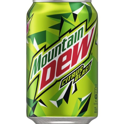 Mountain Dew Citrus Blast Blikjes 33cl Tray 24 Stuks