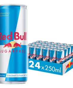 Red Bull Sugar Free Suikervrij Blikjes 25cl Tray 24 Stuks