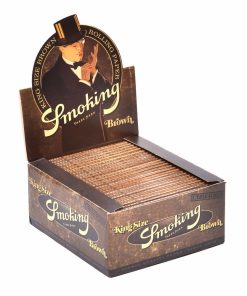 Smoking Brown King Size Vloeitjes Doos 50 Pakjes 33 Vloeitjes