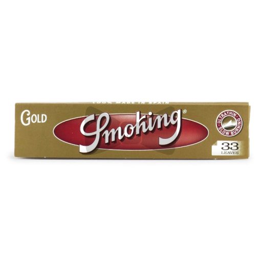 Smoking Vloeipapier King Size Gold Vloeitjes, Doos 50 Pakjes 33 Stuks - Afbeelding 3