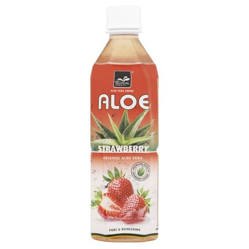 Aloë Vera Drink Aardbei Pet Flesjes Doos 50cl 20 Stuks