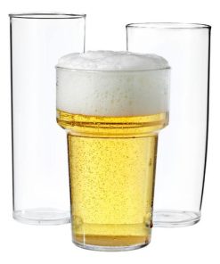 Bierglas Hard kunststof 19cl, Doos 72 Stuks