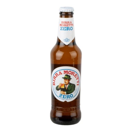 Birra Moretti Zero 0.0 Alcoholvrij Bier Flesjes 33cl Doos 24 flesjes