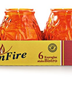 Bistrokaars Oranje Doos 6 Stuks Merk Bonfire