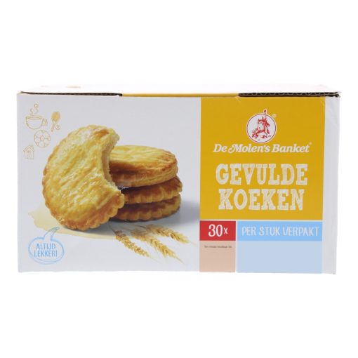 De Molen Gevulde Koeken 50gr Apart Verpakt Doos 30 stuks - Afbeelding 2