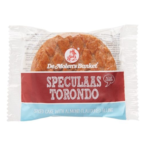 De Molen Speculaas Torondo Koeken 65gr Apart Verpakt Doos 28 stuks