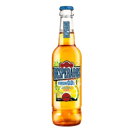 Desperados Virgin 0.0 Alcoholvrij Bier Flesjes 33cl Krat 24 Stuks