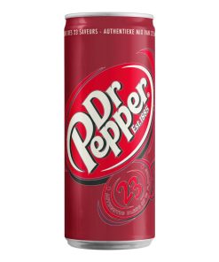 Dr. Pepper Blikjes 33cl Tray 24 Stuks