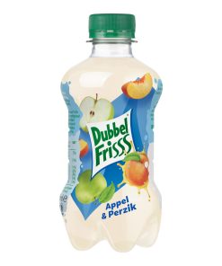Dubbelfrisss Appel Perzik 28cl Pet Tray 12 Stuks