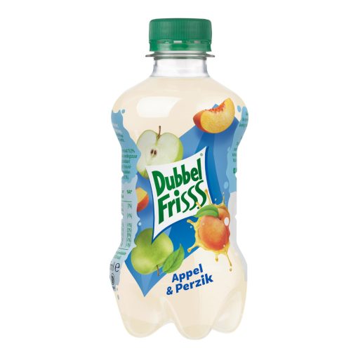 Dubbelfrisss Appel Perzik 28cl Pet Tray 12 Stuks