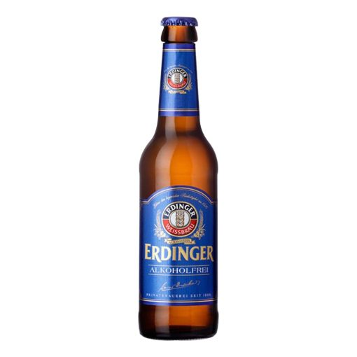 Erdinger Weissbier Alcoholvrij Bier Krat 24 Flesjes 33cl