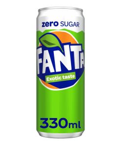 Fanta Exotic Zero Blikjes 33cl Tray 24 Stuks (NL)