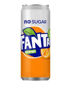 Fanta Orange Zero Blikjes 33cl NL Tray 24 Stuks (NL)