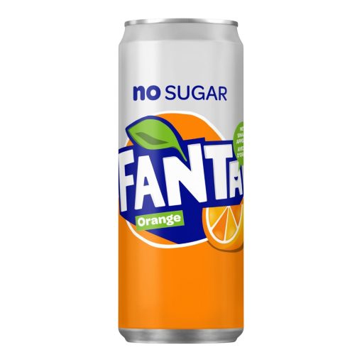 Fanta Orange Zero Blikjes 33cl NL Tray 24 Stuks (NL)