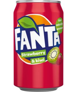 Fanta Strawberry Kiwi Blikjes 33cl Tray 24 Stuks (DK)