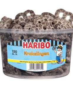 Haribo Krakelingen Snoepjes Silo Emmer 150 stuks