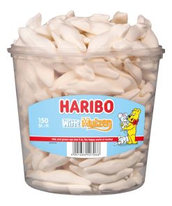 Haribo Witte Muizen Snoepjes Silo Emmer 150 stuks