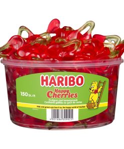 Haribo Happy Cherries Snoepjes Silo Emmer 150 stuks