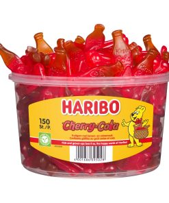 Haribo Kers Cola Snoepjes Silo Emmer 150 stuks